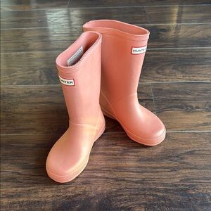 Hunter Pink Rain Boots